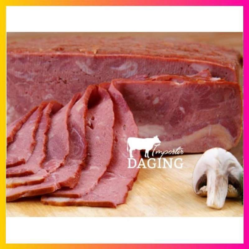 Promo Aroma Beef Bacon / Smoked Beef Brisket 1Kg Halal Diskon 20 di