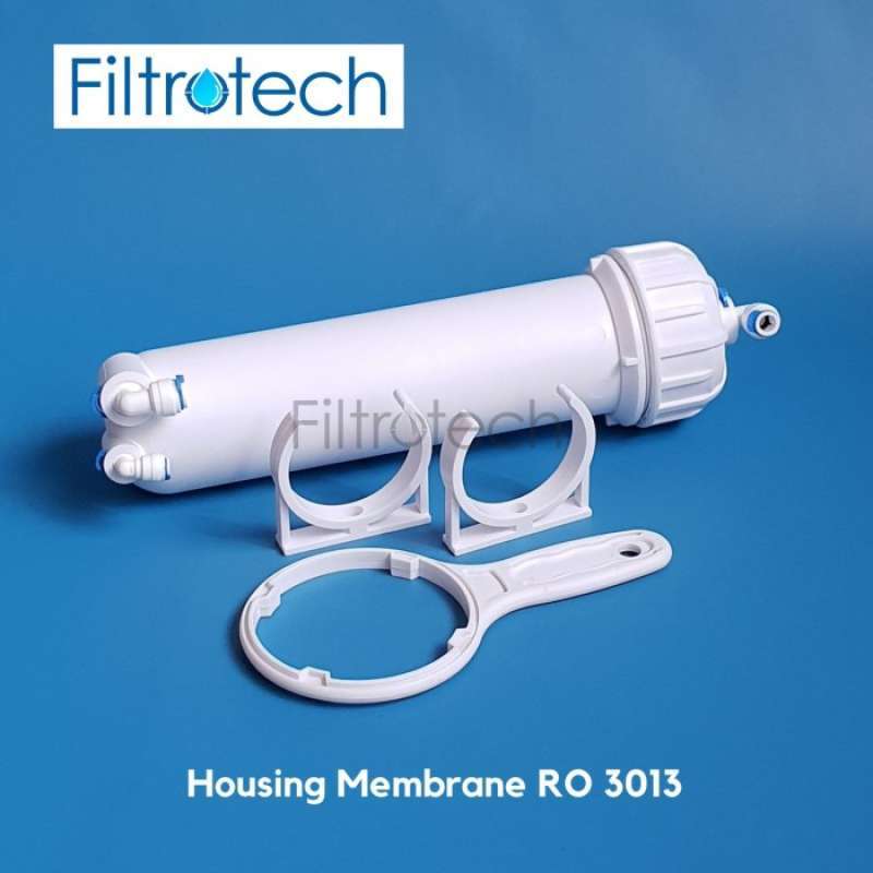 Boîtier Pour Membrane RO 3013 – Filtre à Eau Sous évier – Compatible 400/600 GPD – Avec Tuyau 5m Et Raccords