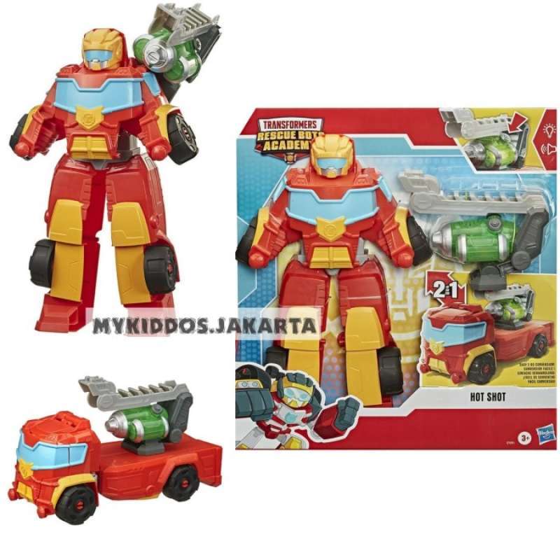 Promo Transformers Playskool Heroes Rescue Bots Academy Big Rescue Hot ...