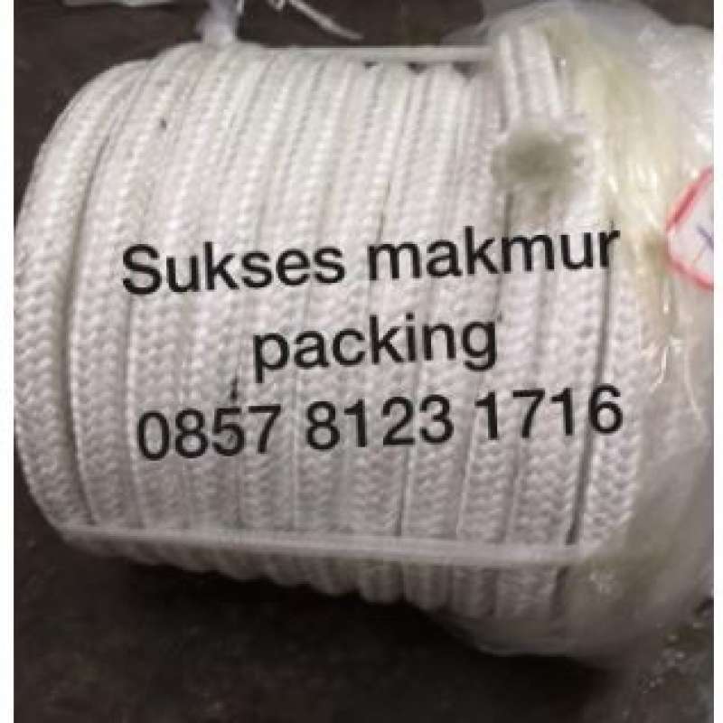 Promo Fiberglass Braided Rope Packing fiber glass bulat/tali 1/2