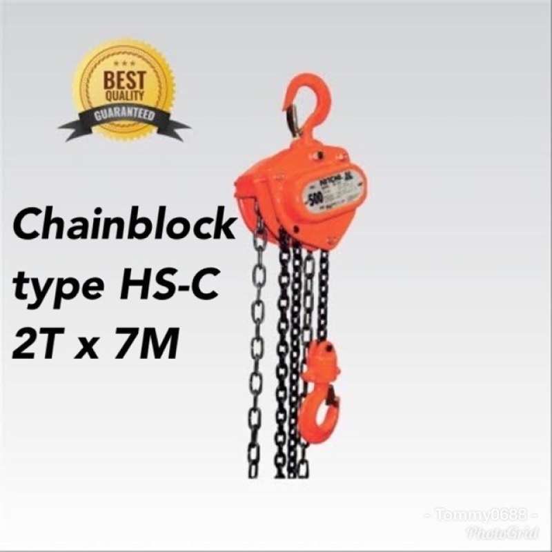 Promo CHAIN BLOCK HSC 2T x 7M TAKEL TIPE HS-C 2 TON x 7 METER Diskon 23 ...