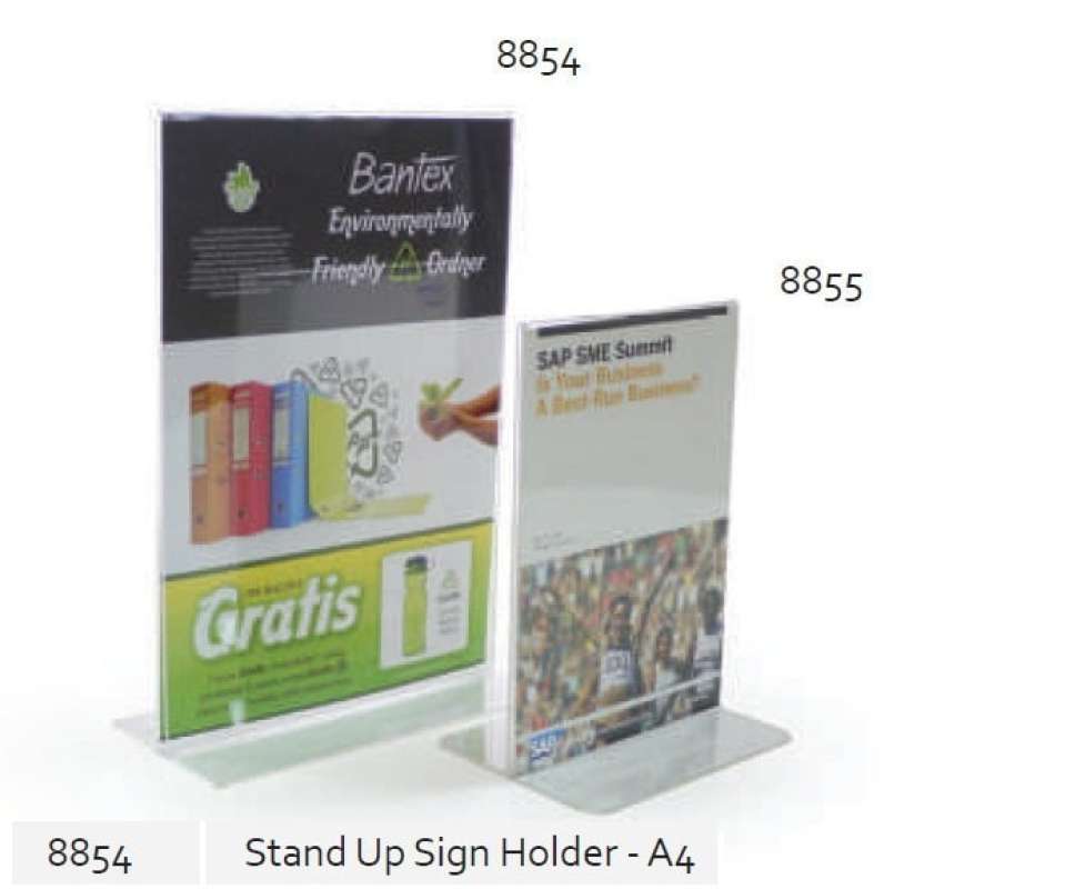 Stand Up Sign Holder