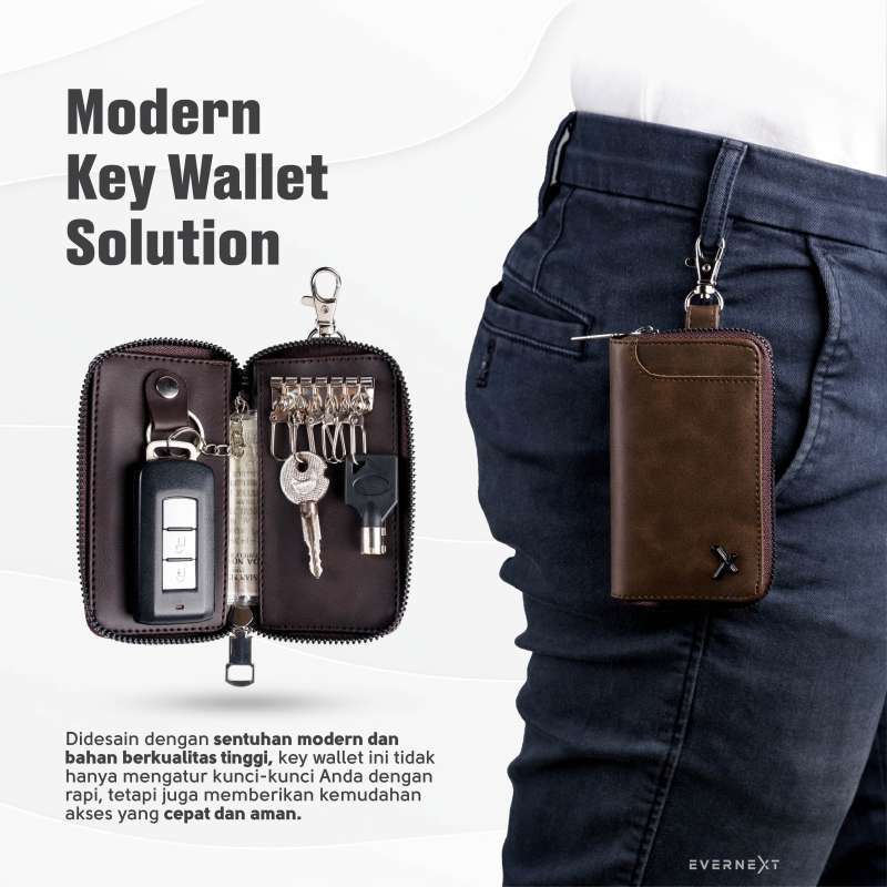 Promo Evernext - Dompet Kunci Kendaraan Key Wallet Marc Gantungan Kunci ...