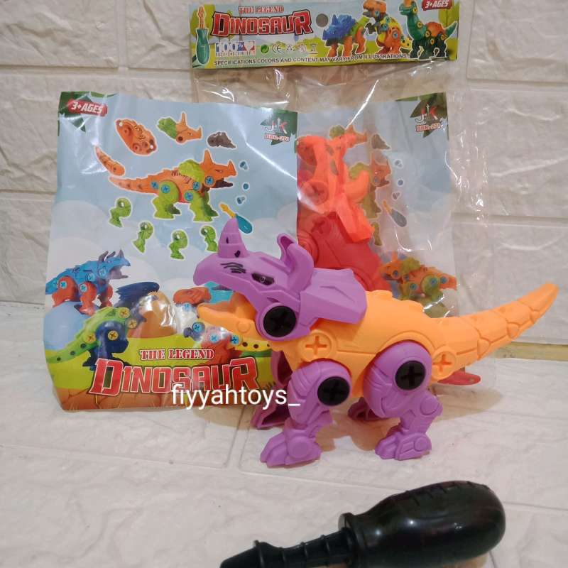 Jual Mainan Dinosaurus Diy Rakit - Mainan Dinosaurus Puzzle Di Seller ...