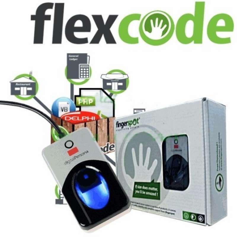 Promo u are u digital persona fingerspot flexcode 4500 Diskon 35% di ...