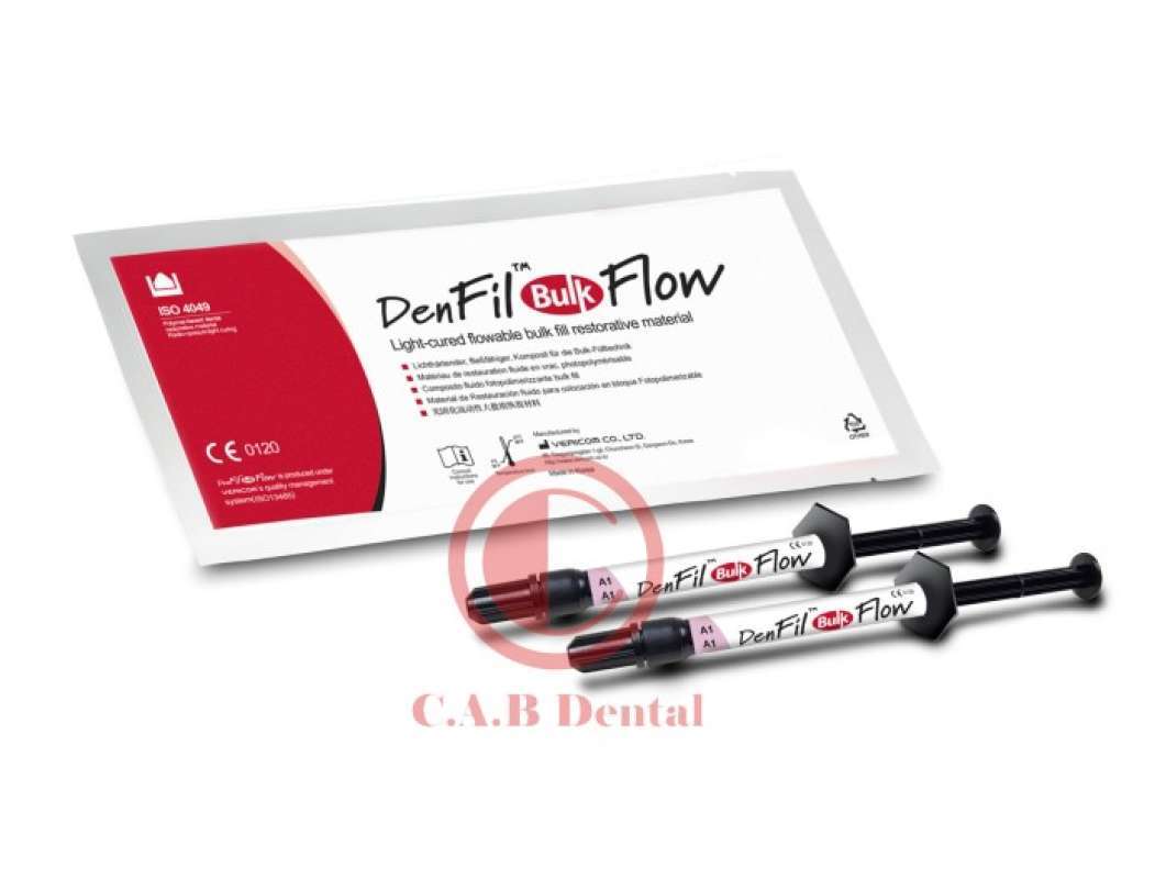 Promo Dental Composite Denfil Bulk Flow Vericom Flowable Bulk Fill ...