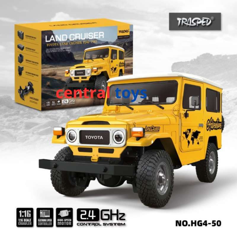 Toyota Land Cruiser Crawler RC Rouge – Voiture Télécommandée Tout-terrain, Neuve
