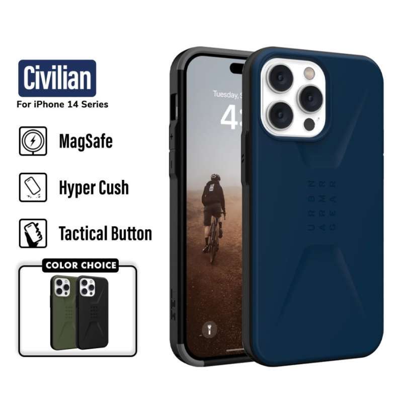 Promo Case iPhone 14 Pro Max Plus UAG Civilian MagSafe Armor Matte