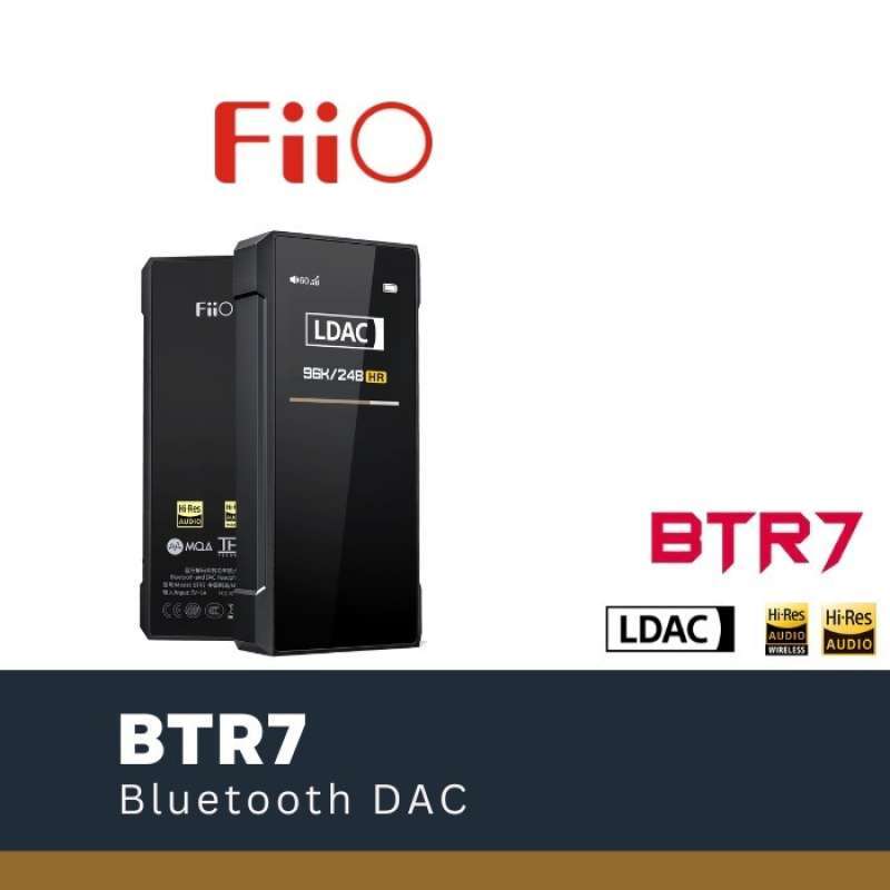 Promo FiiO BTR7 / BTR 7 Hi-Res MQA THX Portable Bluetooth Dual DAC ...