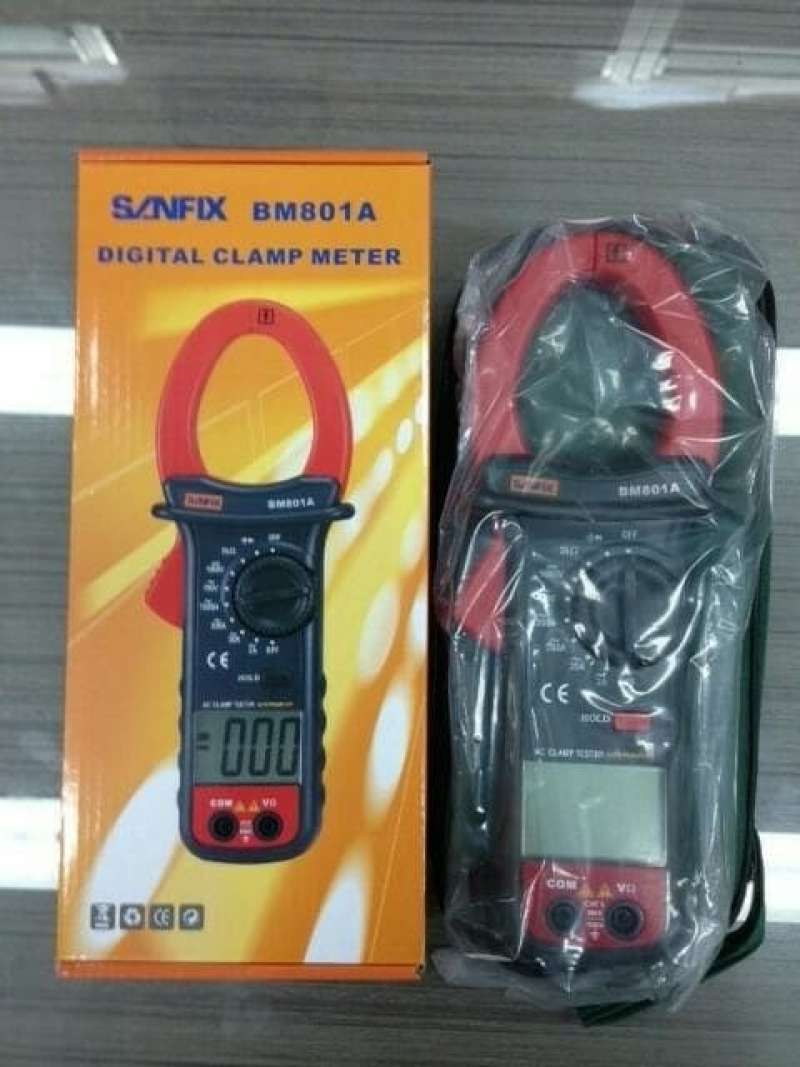 Promo TANG AMPERE DIGITAL CLAMP METER 1000A BM801A SANFIX BAGUS