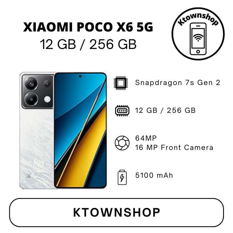 Jual Poco X6 5g 12/256 Gb Garansi Resmi Di Seller Ktownshop - Gebang ...