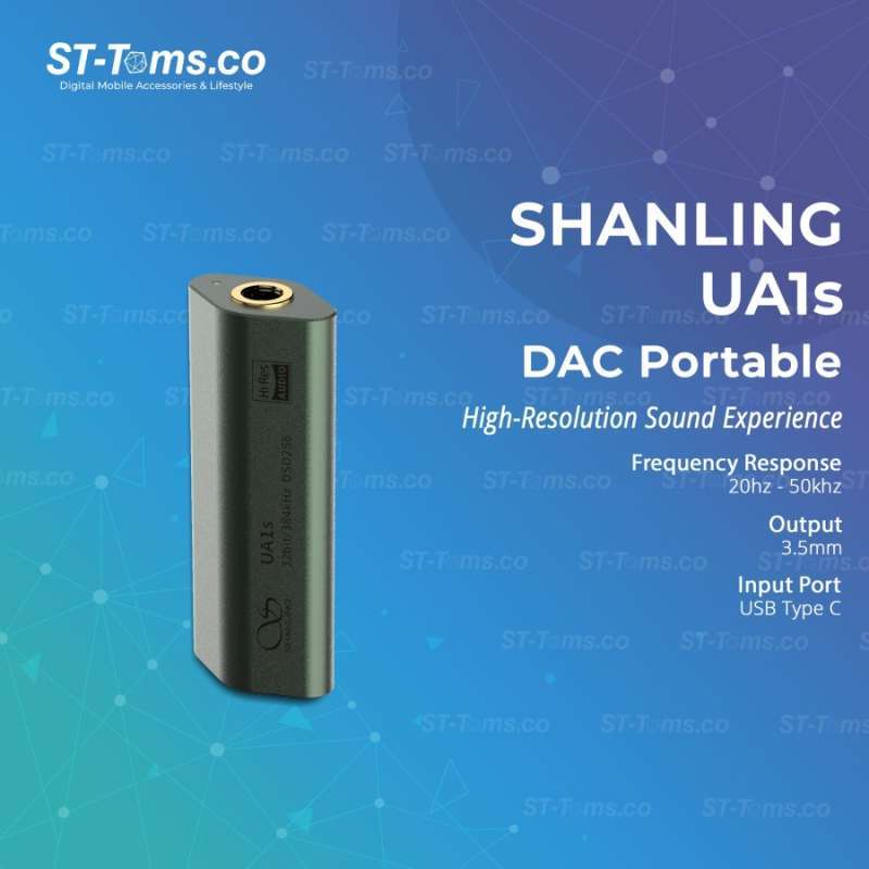 Jual Shanling UA1s / UA 1s Portable USB Type C DAC & Amplifier Portable ...