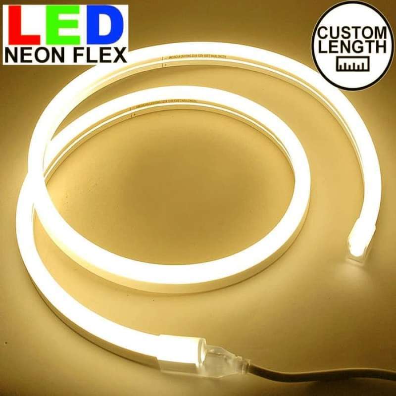 Jual Lampu Led neon flexible Rope light Custom Warna Kuning / WarmWhite ...