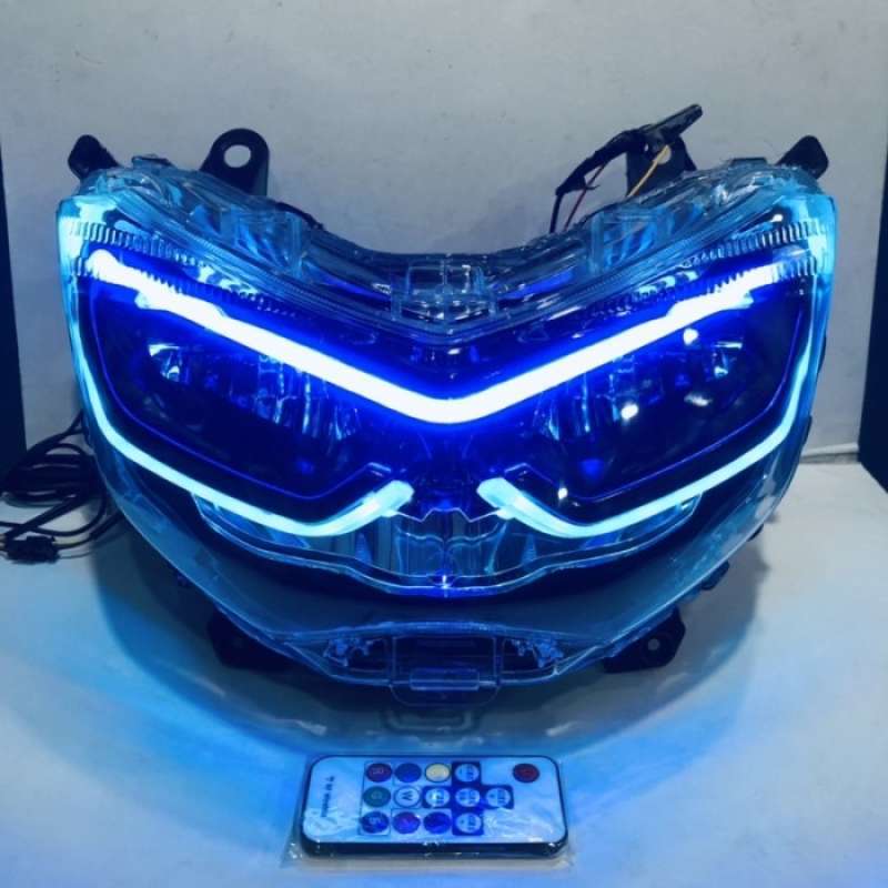 Jual HEADLAMP REFLEKTOR NMAX OLD CUSTOM NMAX NEW ALIS RGB RUNNING