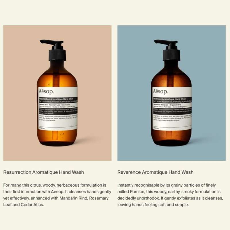 Jual AESOP HAND WASH 500ml di Seller PEACHBOUTIQUE Delima, Kota