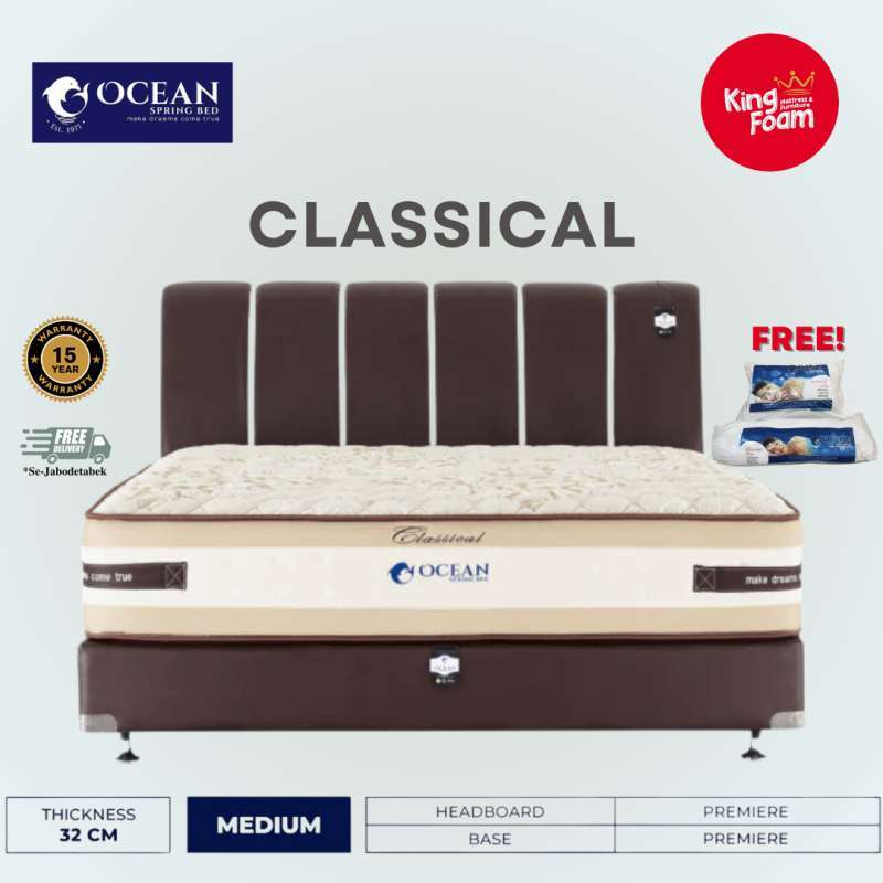 Jual Ocean Classical Semua Ukuran Kasur Springbed (Full SET) HB