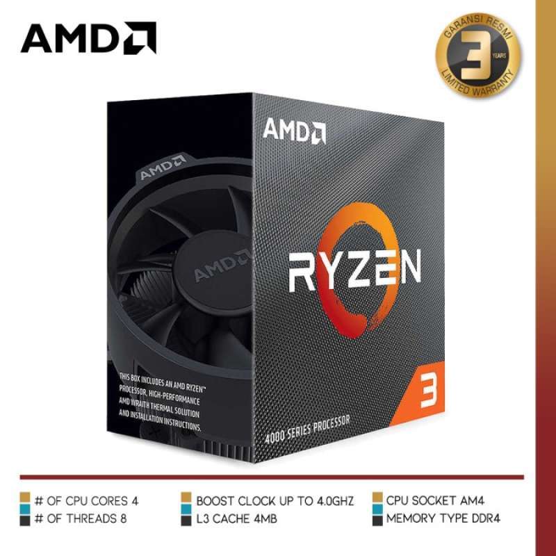 AD Ryzen 5 3600 Processeur (6 Coeurs/12Threads, 65W DTP, Socket A4, 35 o Cache, jusqu'à 4.1 AD Ryzen 5 3600 Processeur (6 Coeurs/12Threads, 65W DTP, Socket A4, 35 o Cache, jusqu'à 4.1