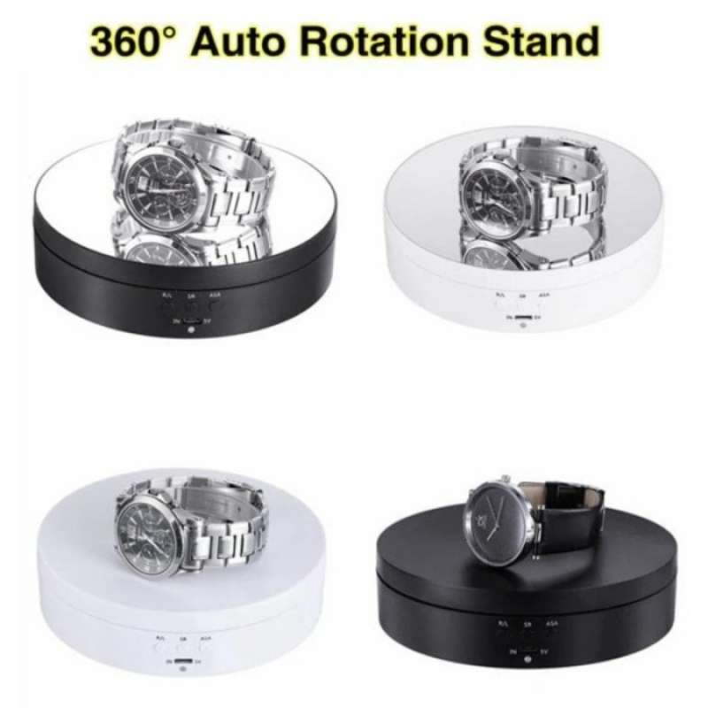 Promo Rotating Display Stand Base Mirror Surface 13cm Diskon 9% Di ...