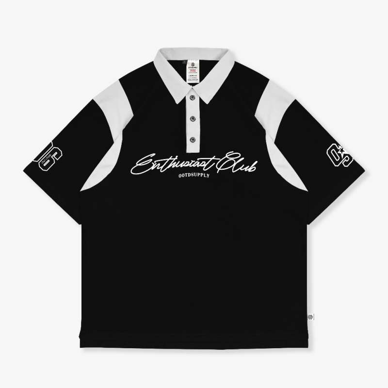 Supreme S/S Rugby Black L（Supreme 'S/S Rugby'ラガーシャツ