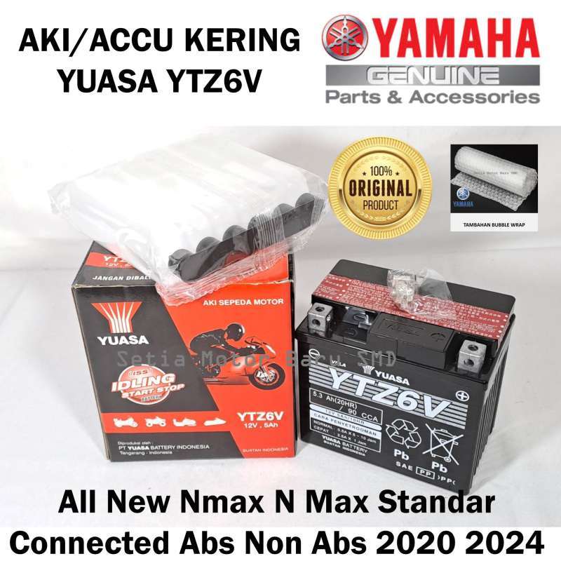 Jual Aki Accu Kering Ytz6v All New Nmax N Max Standar Connected Abs Non