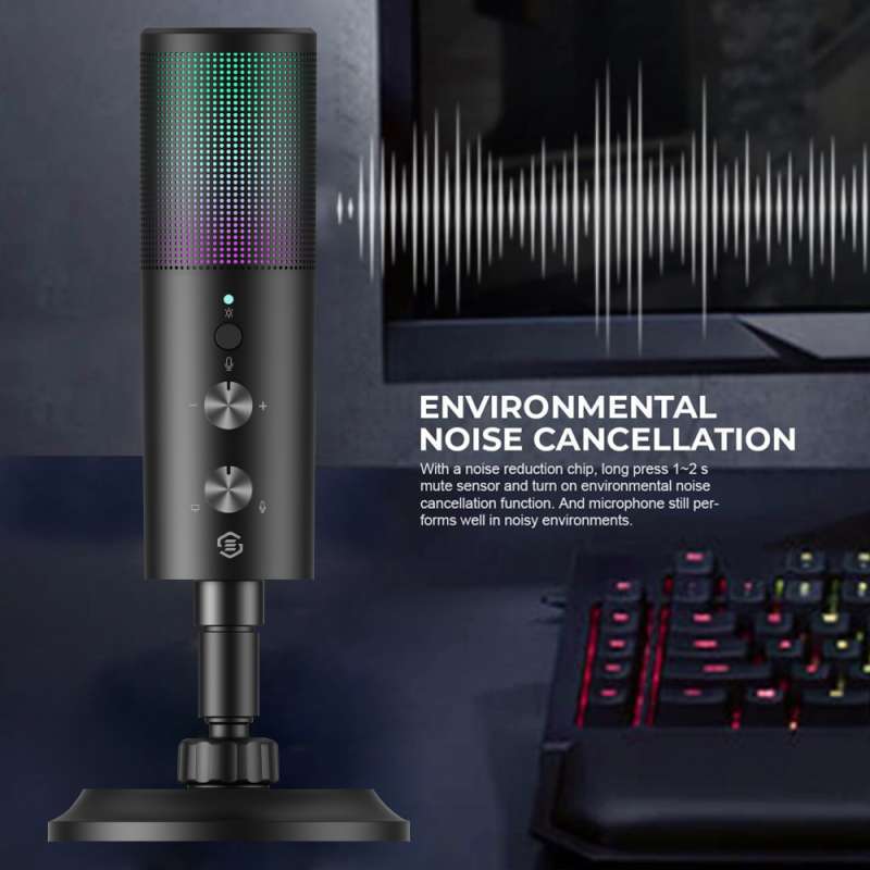 Soundtech Mic Promo Soundtech Lite 2.0 Condenser Microphone Stand Table For Pc ...