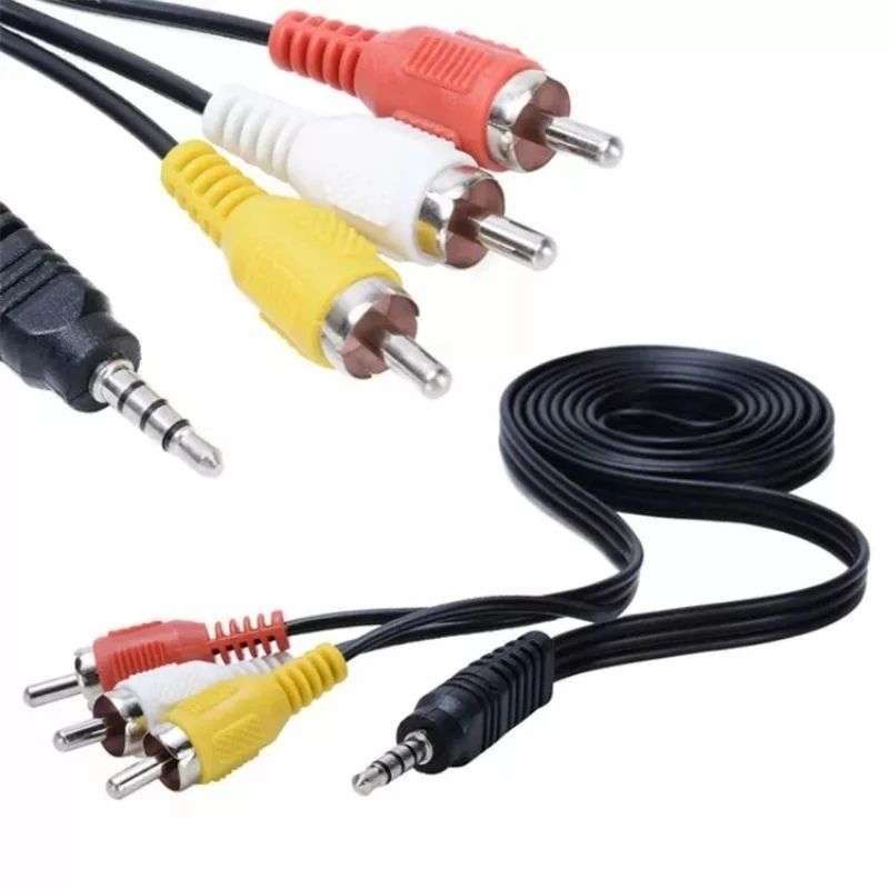 Aux Cable Cable Audio Video Mini Jack Vention Jack To 3RCA Cable