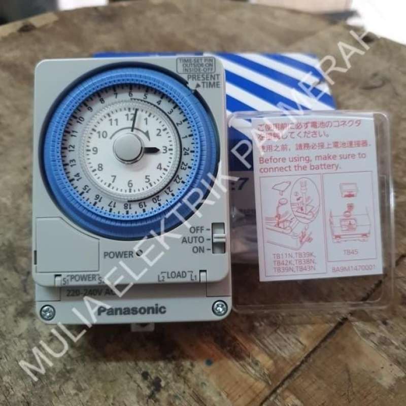 Promo New!! Timer Panasonic Tb38809ne7 Time Switch / Timer Analog