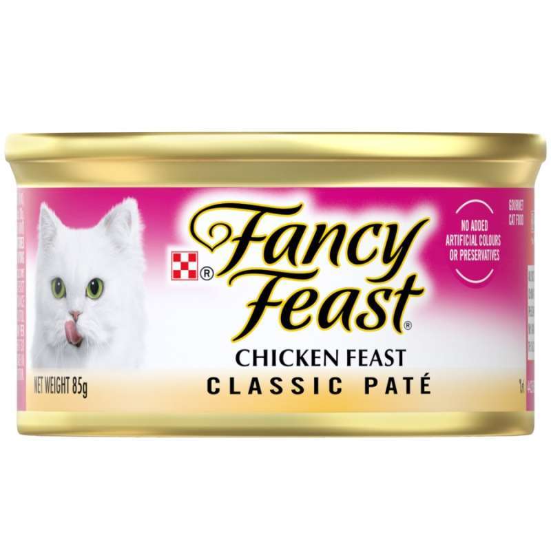 Fancy Feast Classic Pate (Chicken) 85gr Makanan Basah Kucing - Main Image