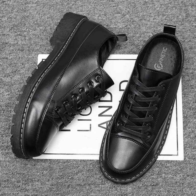 Finetic Sepatu Pria Carlos Docmart Pantofel Oxford Pria Wanita Kulit Casual Unisex