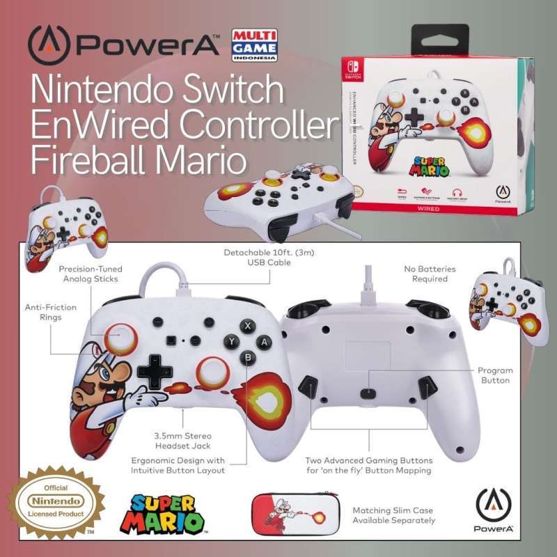Switch Wired Pairing Powera Switch Controller PowerA Enhanced