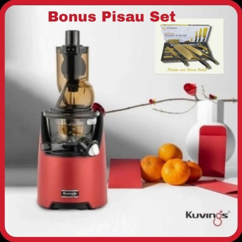 Promo Kuvings Whole Slow Juicer Evo820matt Dark Red Diskon 23 Di