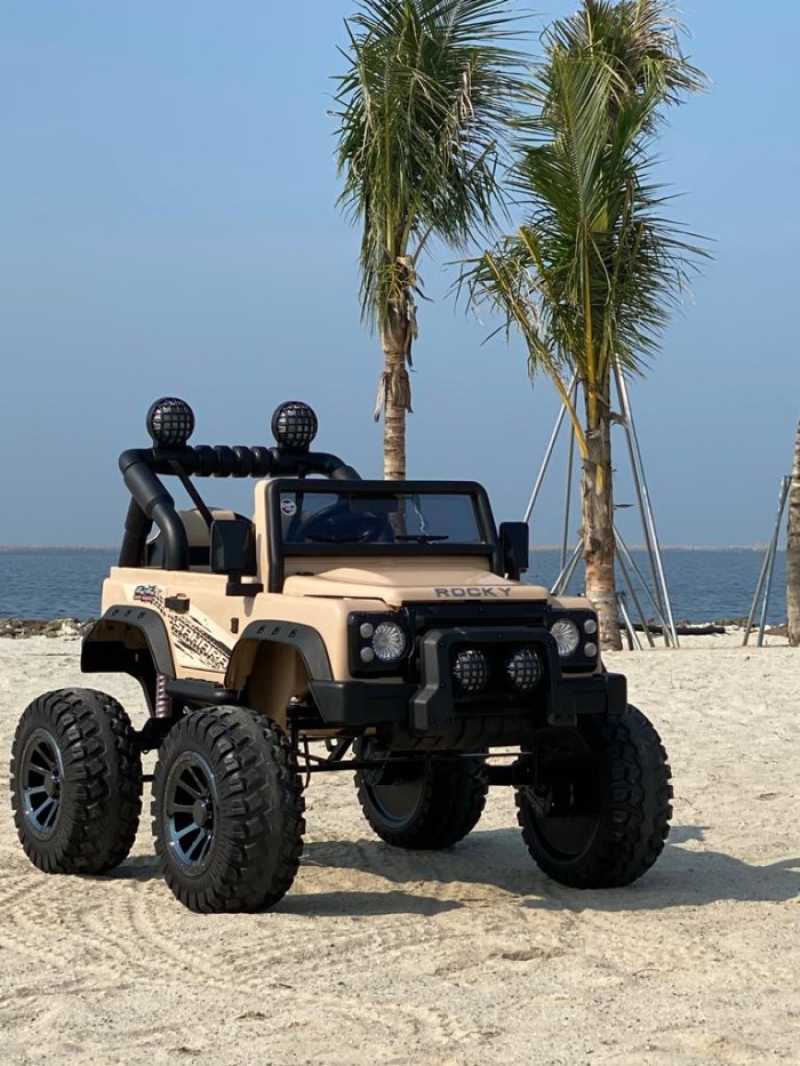 Promo Mainan Mobil Aki Rocky Monster - 4x4wd - Sahara Diskon 50% Di