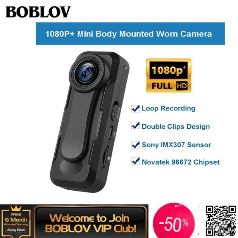 Jual Hot Sale Boblov W1 1080p Mini Camera Body Mounted Worn Camera Loop ...