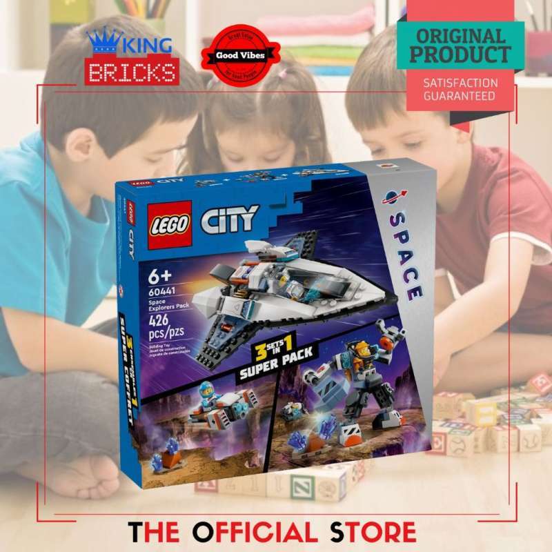 Jual LEGO Original City 60441 Space Explorers Pack Mainan Anak