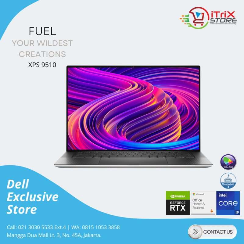 Jual Dell Xps 15-9530 I9-13900h 32gb 1tb Rtx4060 Windows 11 Pro