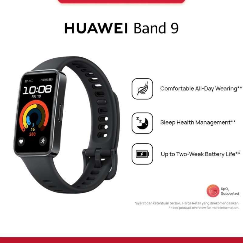 Jual HUAWEI Band Smartband Comfortable All-day Wearing