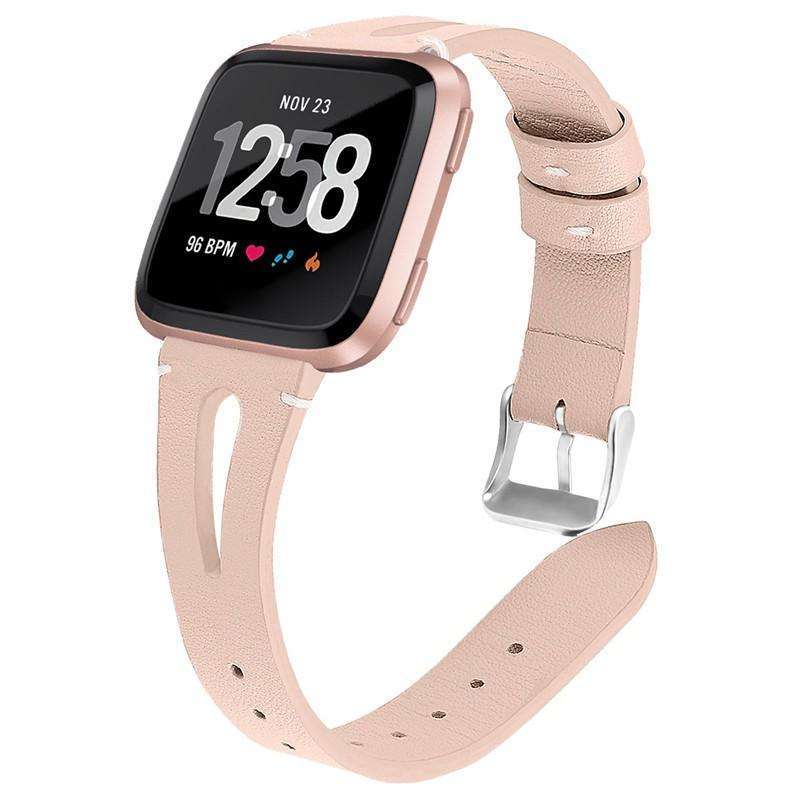 Strap Fitbit Versa Rose Jual Strap Fitbit Versa Leather Tali Jam