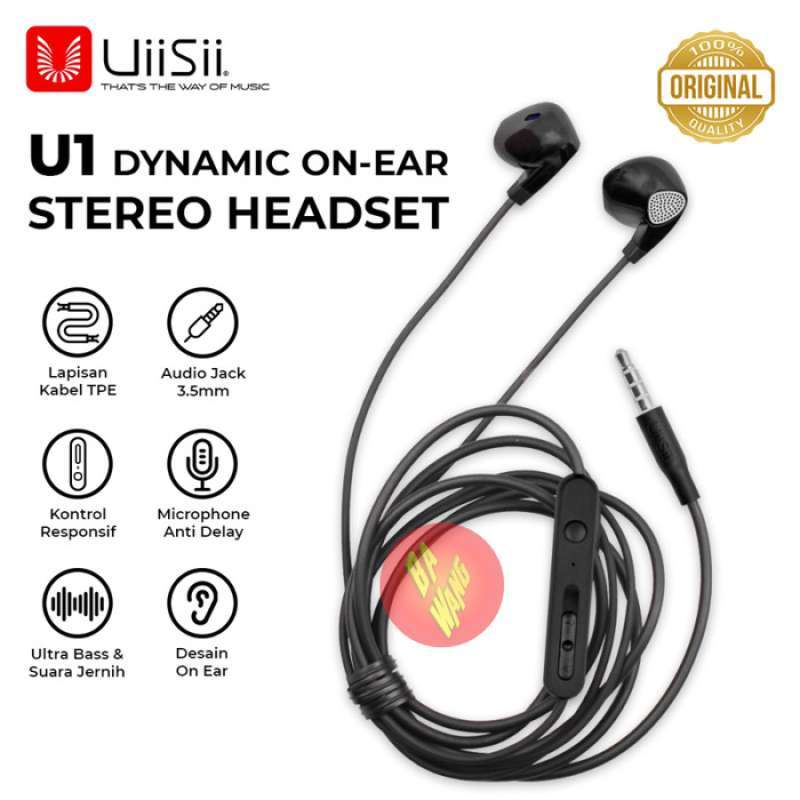 Promo Uiisii U1 Heavy Bass Earphone Mic Volume Control Stereo Earbuds black Diskon 50 Di Seller Dr Barang Store Rawa Buaya Kota Jakarta Barat Blibli