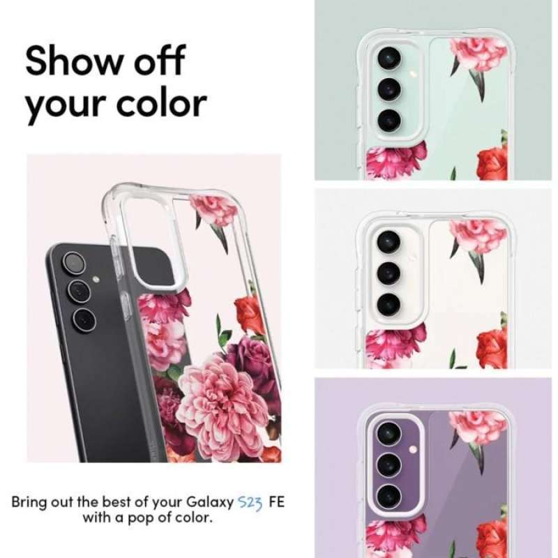 Cyrill Galaxy S23 FE Case Cecile - Rose Floral ACS06386