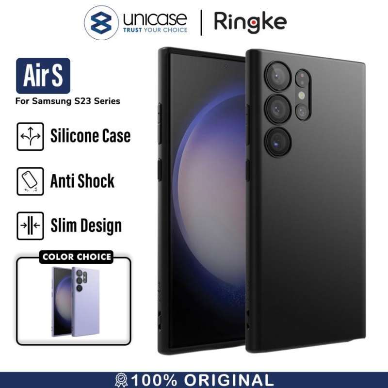Case Samsung Galaxy S23 Ultra Plus Ringke Air S Silicone Cover Casing