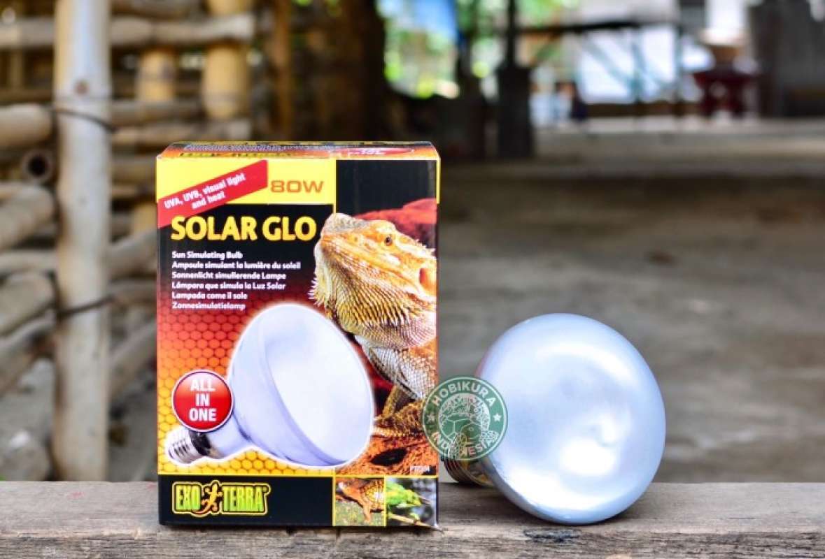 Promo Exoterra Solar Glo 80 Watt / Lampu Uva Uvb Reptile Diskon 23 Di