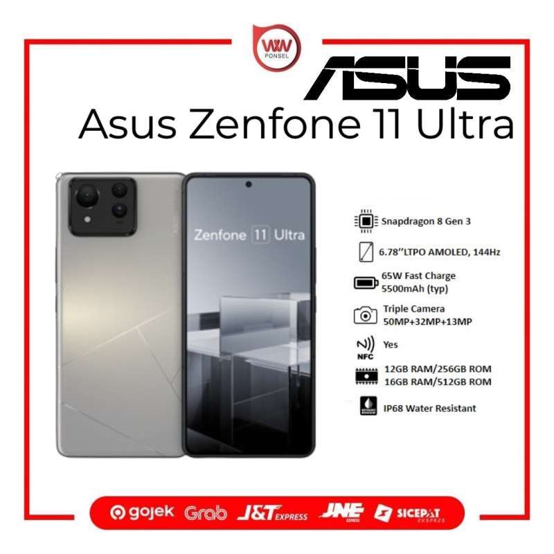 Hp Asus Zenfone 11 Ultra Ram 12GB Internal 256GB Garansi Resmi
