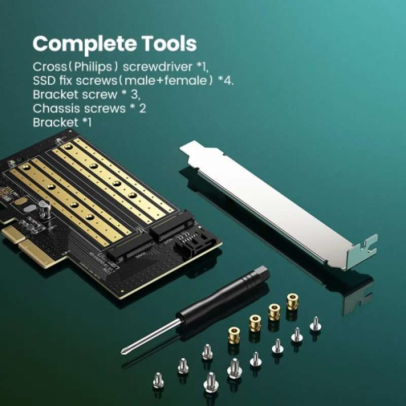 Jual Ugreen Pcie 3.0 To Ssd M.2 Adapter Nvme & Ngff Expansion Card Di ...