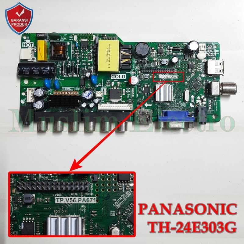 Jual Mainboard Led Tv Panasonic Th-24e303g Th-24e303 24e303g