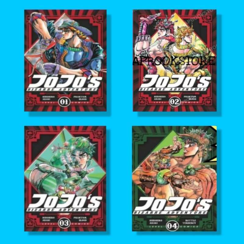 Jual Komik Manga: Jojo`s Bizarre Adventure Vol 1 2 3 4 5 6 - Original ...