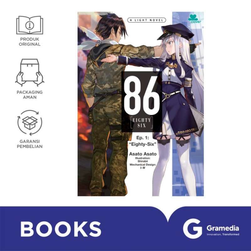 86 Eighty Six Vol 1 Light Novel Jual Light Novel 86 [eighty Six] Ep. 01: Eighty-six (asato Asato) Di