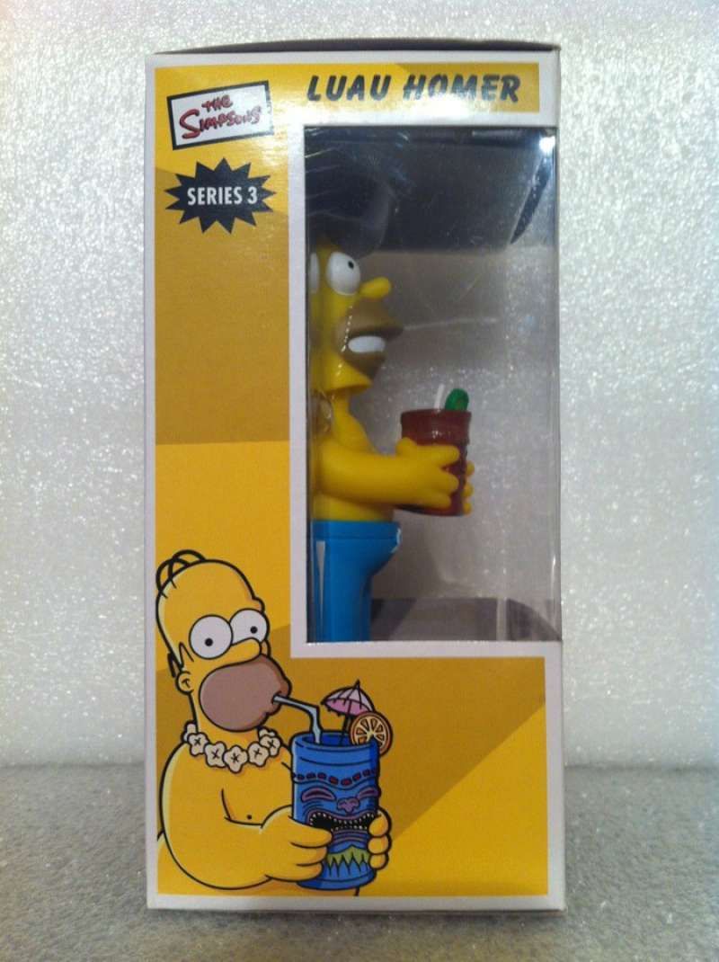 Figurine Bobble-head Homer Simpson Funko Wacky Wobbler – Computer Sitter 12cm – Année 2007 – Neuf