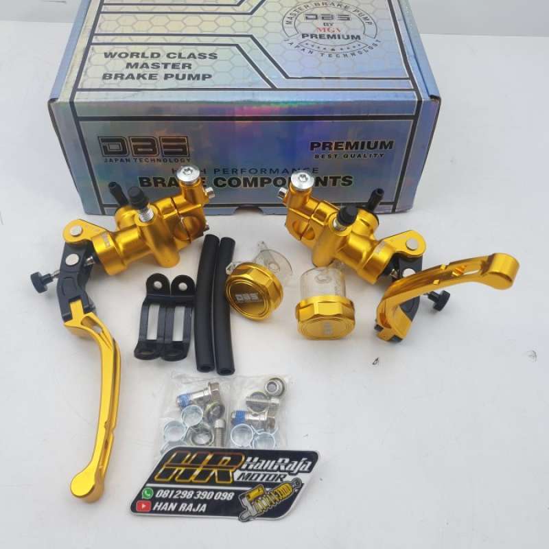 Motorrad Hauptbremszylinder Set - Radial 16mm Kolben Verstellbare Hebel