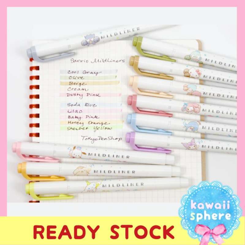 Jual Mildliner Sanrio Limited Edition Highlighter Stabilo Zebra