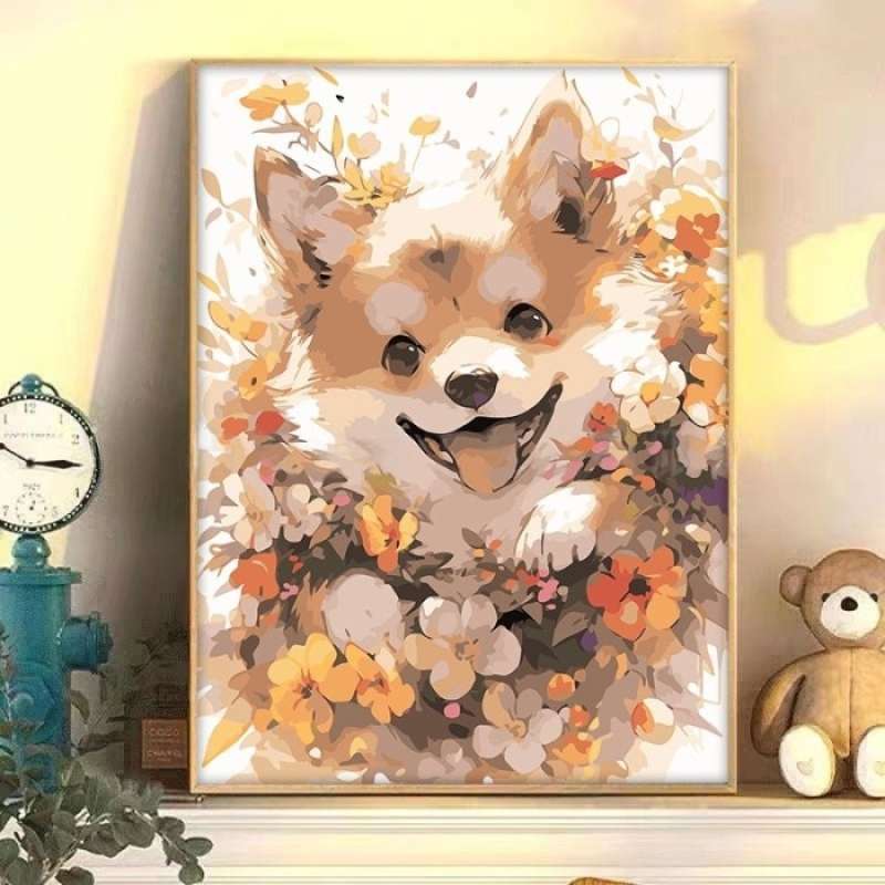 Jual Diy Painting By Numbers Kit Digital Oil Painting Canvas 30 X 40 ...